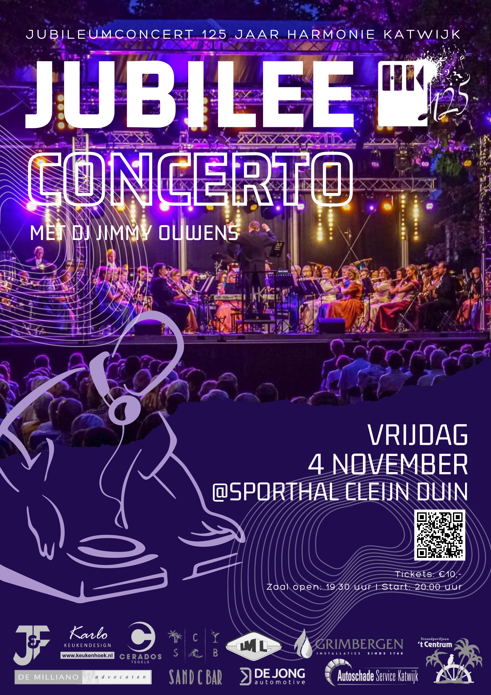 DJ concert poster
