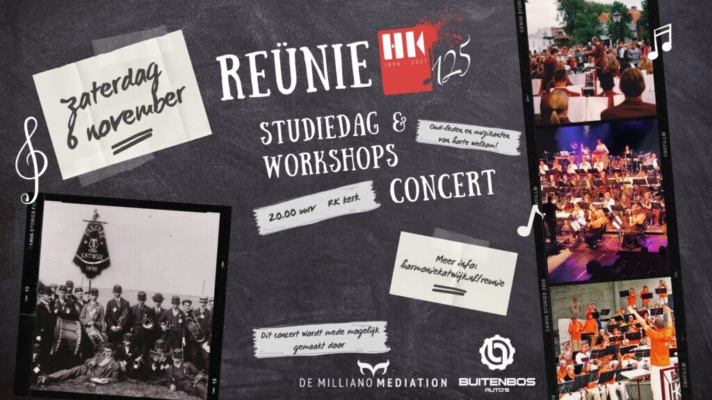 Harmonie Katwijk start jubileumjaar met reünieconcert