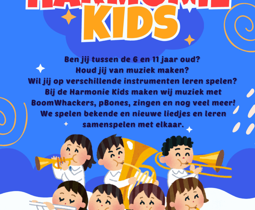 Ontdek de magie van muziek bij Harmonie Kids!