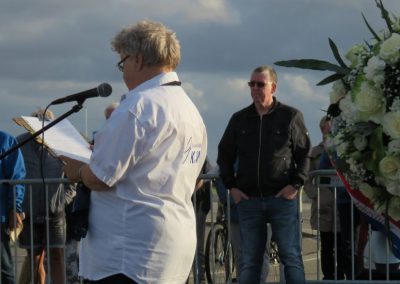 Herdenking op zee gebleven 2019