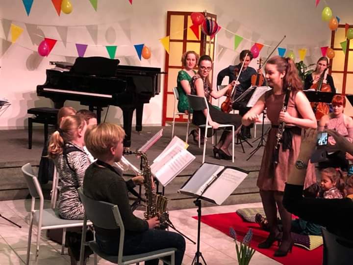 Eerste optreden Kleine Harmonie