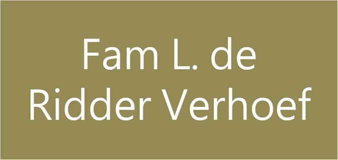 Familie L de Ridder Verhoef