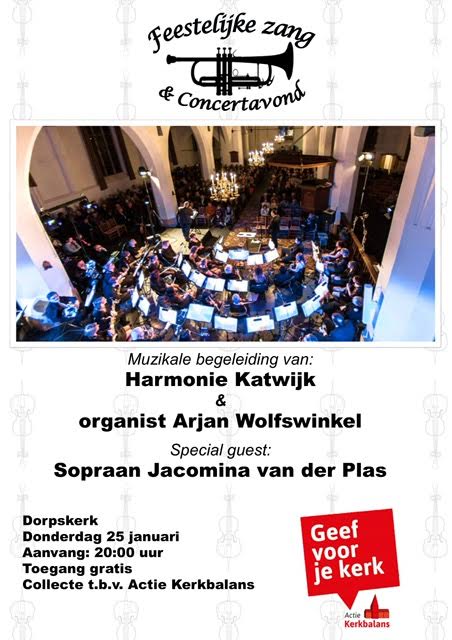 Muzikale medewerking aan zangavond Kerkbalans